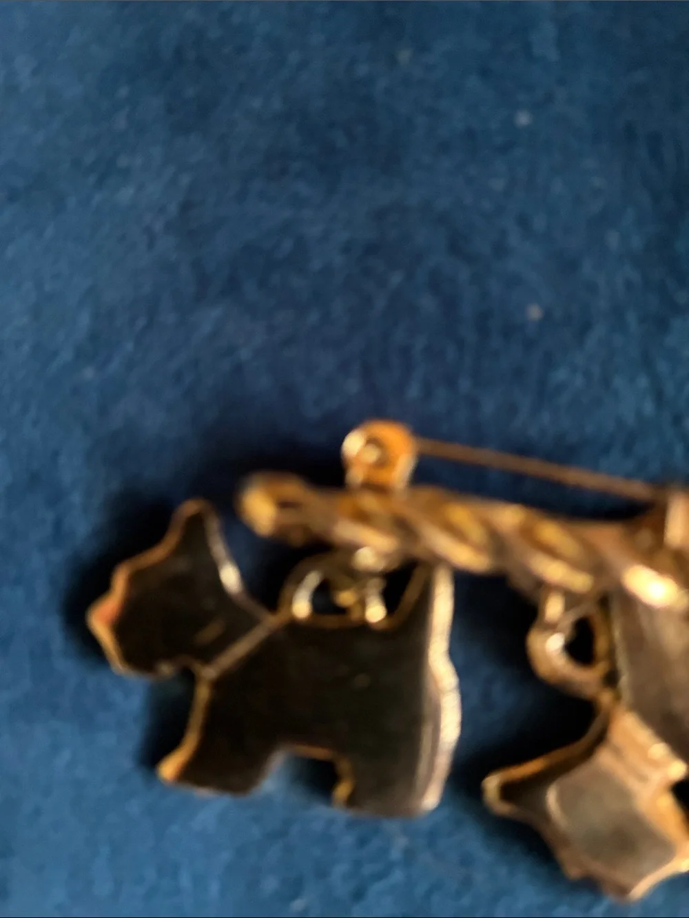 Rare Agatha Paris Gold Dog Silhouette brooch - Pets Dog Accessory